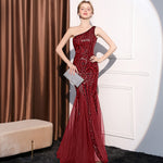 Women's High-end Entry Lux Elegant Socialite Dinner Party Sexy Long Slimming Fishtail Dress EX-STOCK Canada 