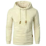 Men's Jacquard Sweatshirt Long-sleeved Hoodie Warm Color  Sports Pullover Top - EX-STOCK CANADA