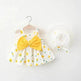 Casual Newborn Baby girl Printed Bow Princess Dress - EX-STOCK Canada
