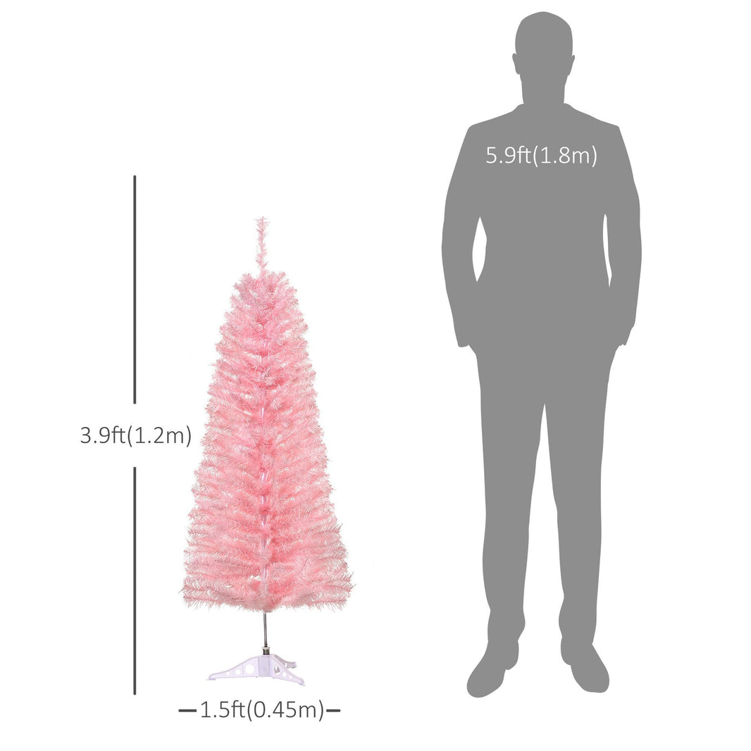 4FT Artificial Christmas Tree Holiday Xmas Holiday Pencil Tree Decoration With Automatic Open For Home Party EX-STOCK Canada 