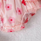 One-piece Romper Pants Bow Headdress Suit Baby girl casual pink romper with head bowtie - EX-STOCK Canada