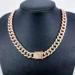 Alloy Line Cuban Link Chain Diamond Bracelet - EX-STOCK CANADA