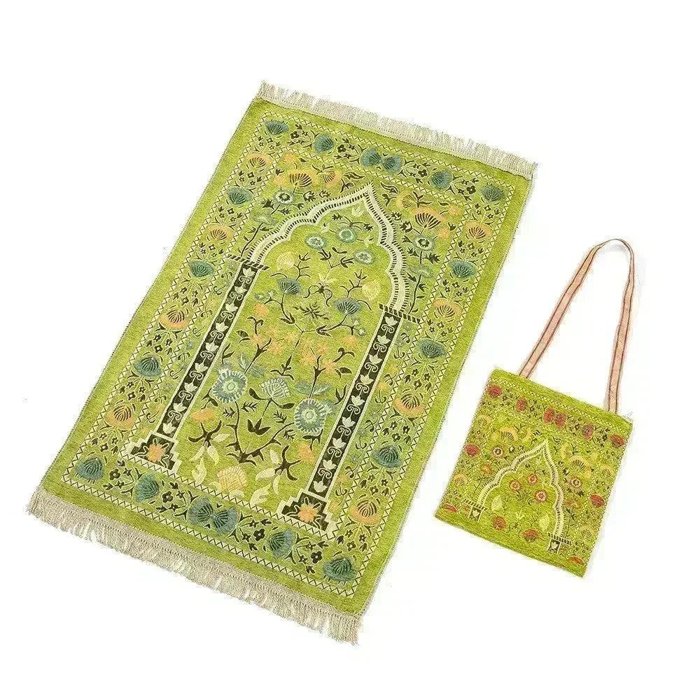 Pattern With Wrapping Blanket Middle East ArabCarpet and Tote Bag Ramadan Arabprayer mat Turkish Prayer Mat - EX-STOCK CANADA