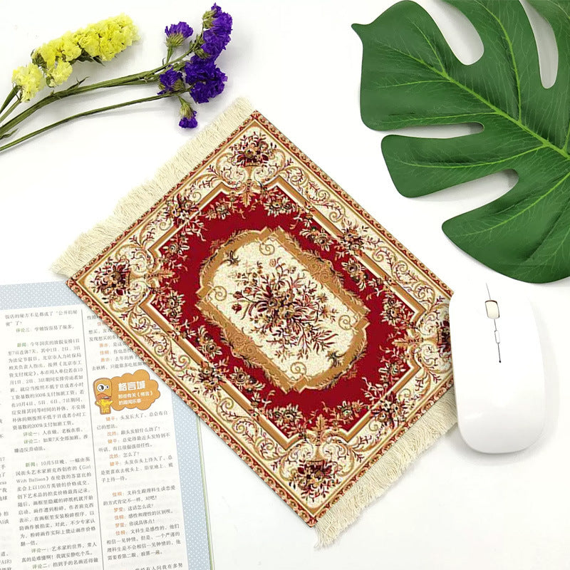 Office mouse pad, Suede fringe mouse pad Hot rubber  Bohemian style Hypersku