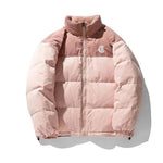 Men's Winter Corduroy Stitching Embroidery Cotton-padded Winter Coat - EX-STOCK Canada