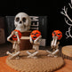 Pumpkin Head Skull Doll Ornaments Home Halloween Layout Props - EX-STOCK Canada
