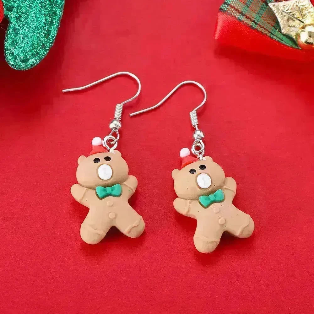 Creative Cartoon Christmas Earrings Fashion - EX-STOCK CANADA