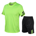 2pcs Men's Sportwear Soccer Football Active wear Fitness wear for men - EX-STOCK Canada