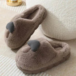 Cute Mushroom Cotton Slippers For Women Thick-soled Autumn And Winter Plush Slipper Indoor Non-slip Eva Household Furry Shoes - EX-STOCK Canada