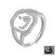 Fashion Micro Inlaid Zircon Arab Letters Ring for women - EX-STOCK CANADA