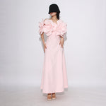 Fashion Heavy Industry Women's Three-dimensional Flower Design Dress