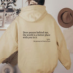 Unisex printed positive-message hoodie | EX-STOCK Canada product gallery image 12