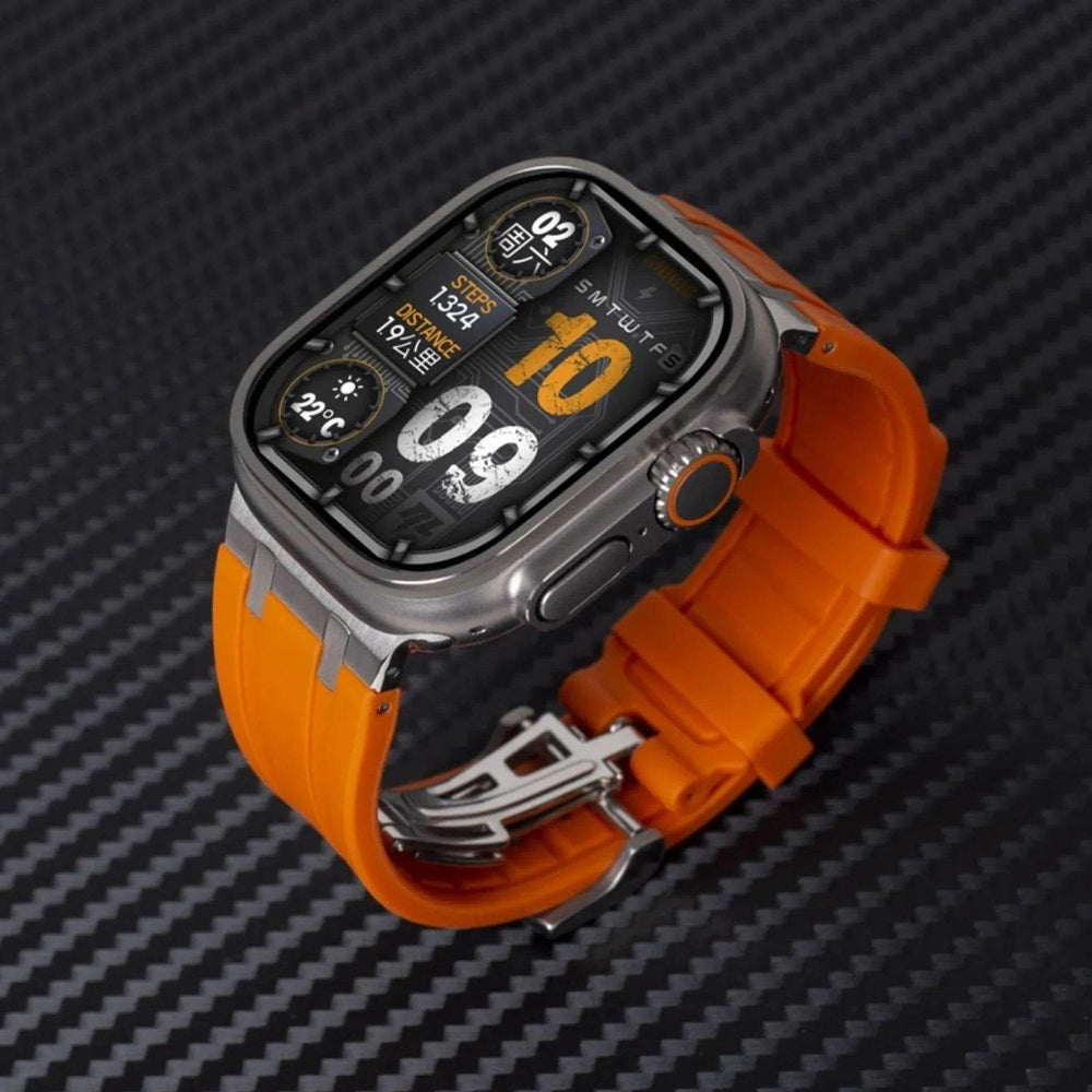 Liquid Silicone Sports Oak Butterfly Watch-buttom Strap - EX-STOCK Canada