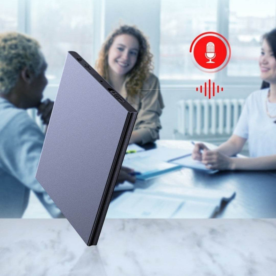 Smart Voice Recorder HD Noise Reduction Ultra-thin Portable Recorder  EX-STOCK CANADA