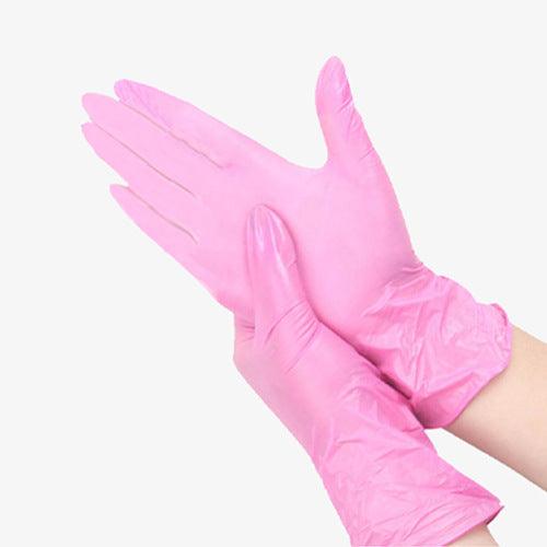 Gants jetables en nitrile épaissis de qualité alimentaire étanches 
