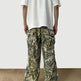 Loose Straight Tree Worn Looking Washed-out Camouflage Printed Cargo pant Men - EX-STOCK CANADA