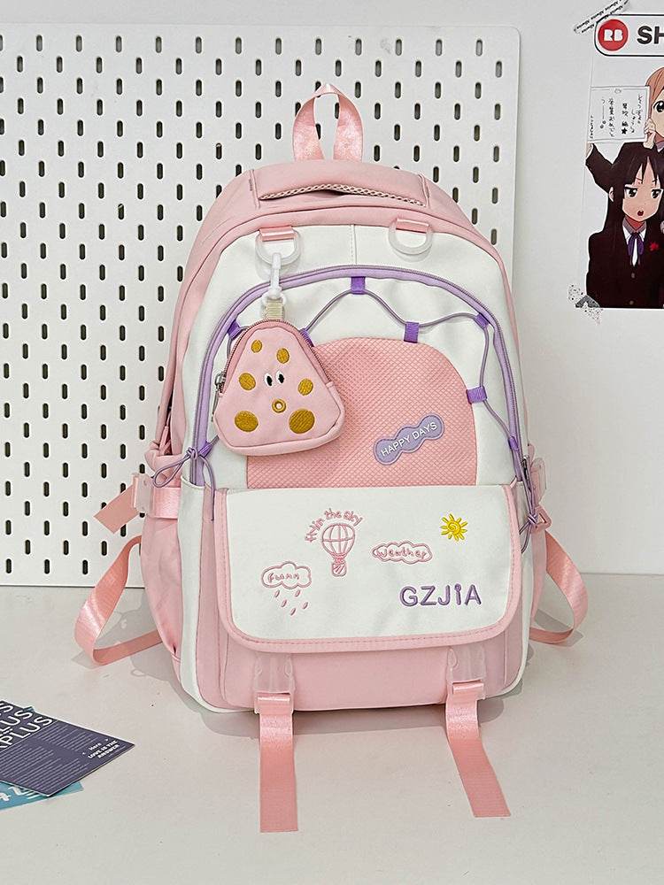 Contrast Colour School Bag – Spacious & Easy Carry - EX-STOCK Canada