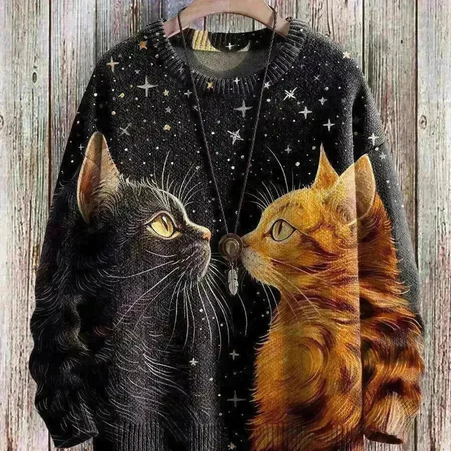 Men's Waffle Crew Neck Sweatshirt Pullover top Unisex - EX-STOCK CANADA