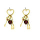 Simple Love Female Diamond Lock-shaped Special-interest Earrings - EX-STOCK CANADA