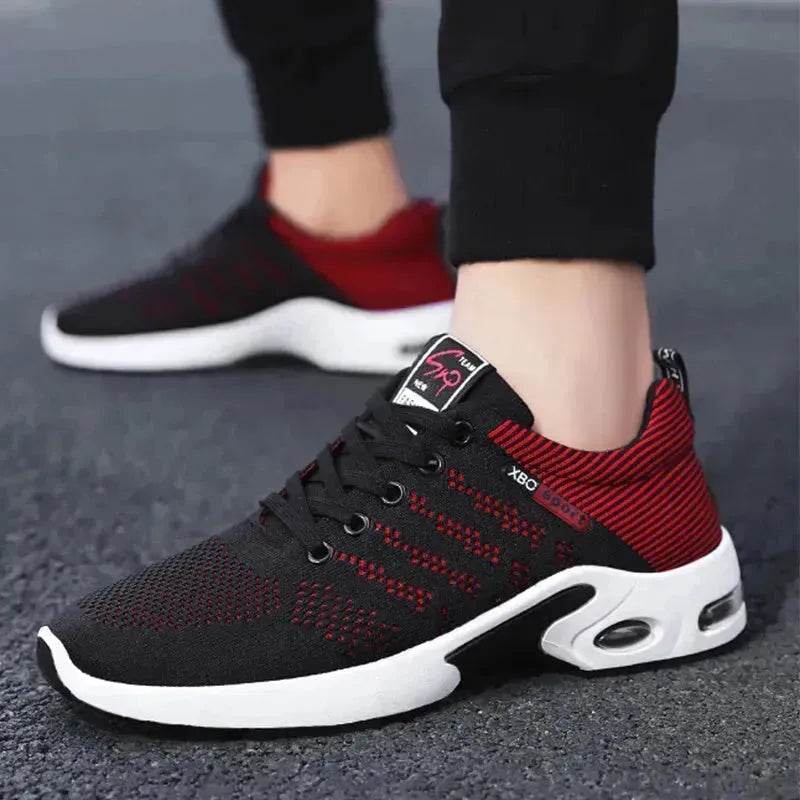 Casual Lightweight Running Shoes For Men Breathable Lace-up Sneakers - EX-STOCK Canada