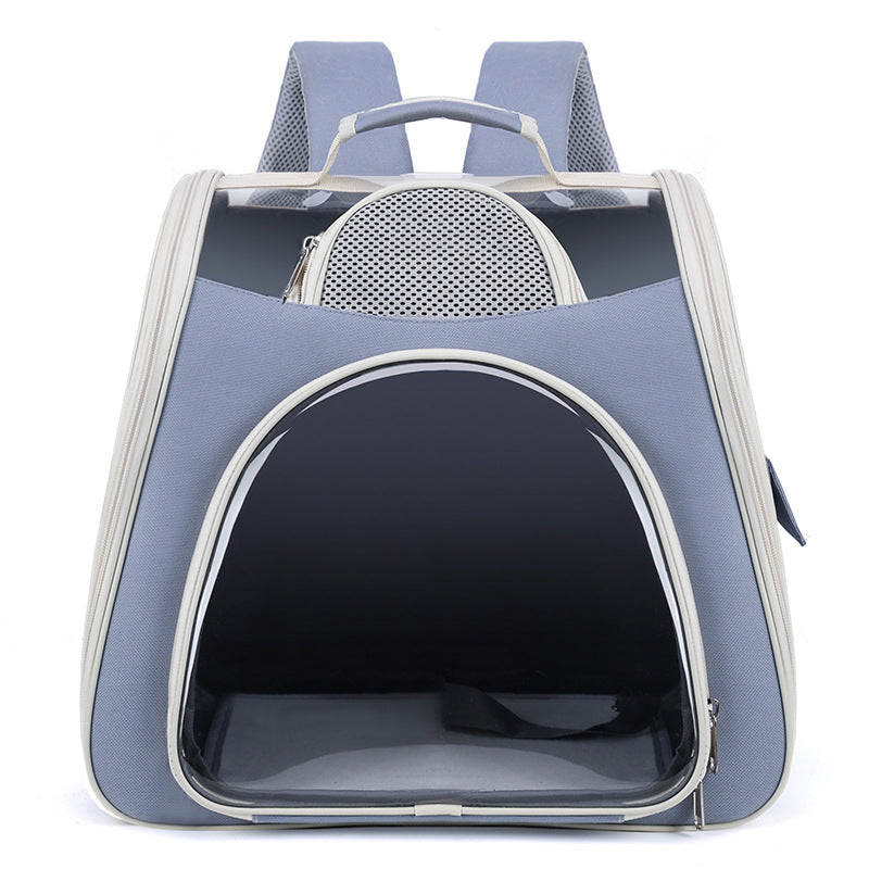 Foldable Transparent Pet Carrier Bag – Breathable Travel Bag for Cats & Small Dogs | 5 Colours