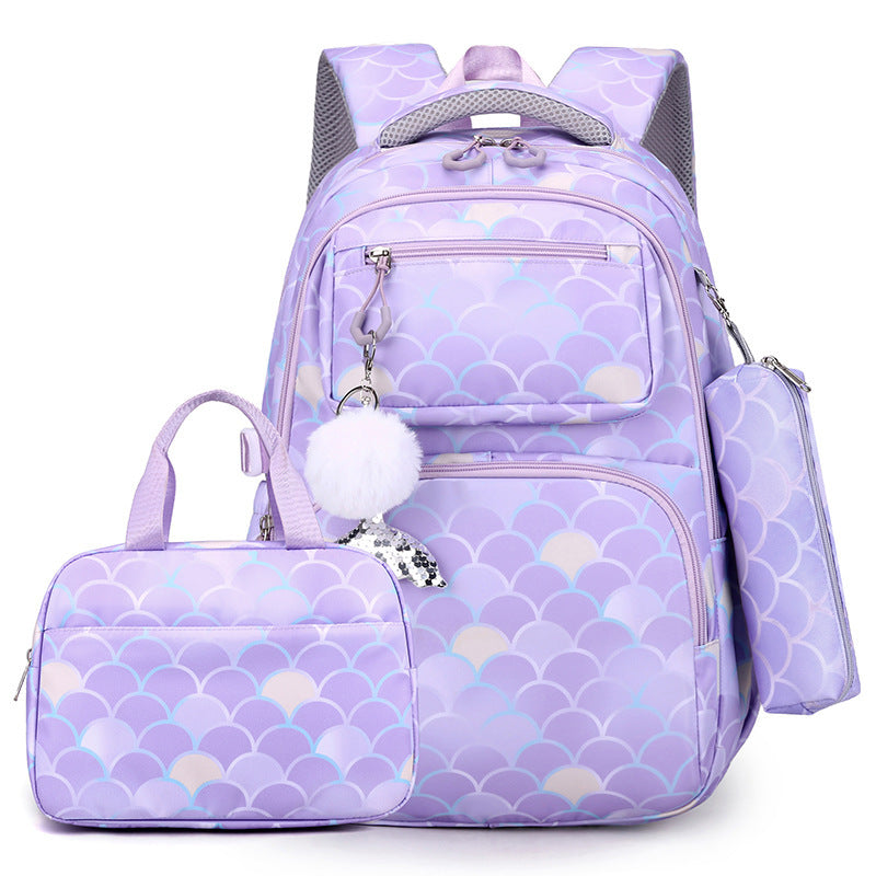 Printed Primary School Student Schoolbags Burden Alleviation Waterproof EX-STOCK