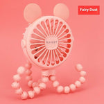 USB Powered summer heat Handheld fan with stand and Night light - EX-STOCK Canada