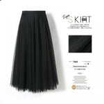 Pleated Mesh Midi Skirt – Women's Prairie Swing Skirt - EX-STOCK Canada