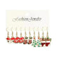 Christmas Stud Combination Suit Snowflake Elk Earrings - EX-STOCK CANADA