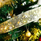 LED Lights Hot Stamping Double-layer Ribbon Christmas Decorations - EX-STOCK CANADA