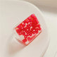 New Transparent Resin Ring Fruit Square Ring Acrylic Ring - EX-STOCK CANADA