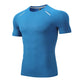 Muscle fit Gym T-shirt exercise shirts mens athletic shirt - EX-STOCK CANADA