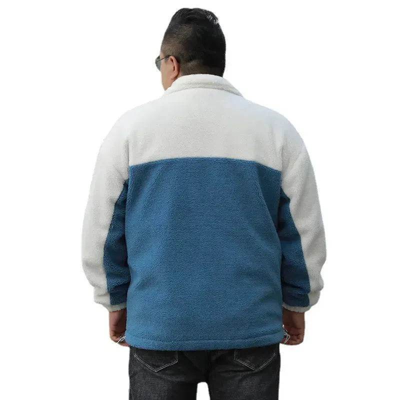 Autumn Winter wool Fleece-lined Thickening Zip up Cardigan Coat for men - EX-STOCK Canada