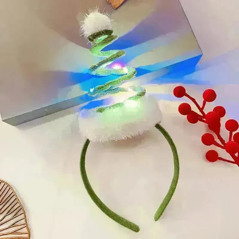 Christmas With Light Headband Snowflake Women's - EX-STOCK CANADA