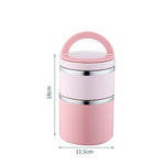 Commuters Students With Lid Portable Stainless Steel Insulation Lunch Box EX-STOCK