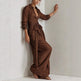 Women's loose-fit wide-leg two-piece outfit