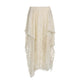 Fashionable Retro Trendy Irregular Midi Lace Skirt - EX-STOCK Canada