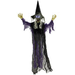 Life Size Halloween Animated Hanging Witch With Glowing LED Eyes, Scary Halloween Decorations, Battery Operated EX-STOCK Canada 