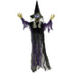 Life Size Halloween Animated Hanging Witch With Glowing LED Eyes, Scary Halloween Decorations, Battery Operated EX-STOCK Canada 