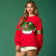 Women's Christmas Sequined Round Neck Top Casual Sweatshirt EX-STOCK Canada 