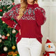 Loose Jacquard Christmas Sweater - EX-STOCK Canada