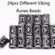 Set Of Viking Rune Bead Bracelets Gothic Bracelets - EX-STOCK CANADA
