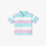 Polo Shirt for boys Short Sleeve Striped cotton shirt for baby boys - EX-STOCK Canada