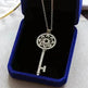 Diamond Garland Key Necklace For Women Reel Chain - EX-STOCK CANADA