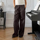 Casual Leather High-waisted Work Formal Trousers Pant women - EX-STOCK Canada