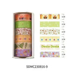 Creative Christmas Gift And Paper Adhesive Tape Journal Tape Christmas Decoration Material Cute Christmas Tape - EX-STOCK CANADA