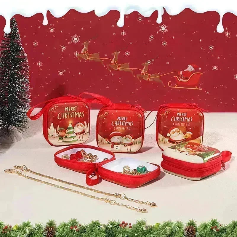 Christmas Stockings Diy Children's David's Deer Snowman Pendant Bracelet Suit - EX-STOCK CANADA
