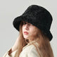 Lambswool Fisherman Sherpa Fleece Hat Winter Warm Fashionable Solid Color Hats For Women - EX-STOCK Canada