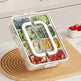 8-Grid Divided Serving Tray - Cream White - EX-STOCK Canada