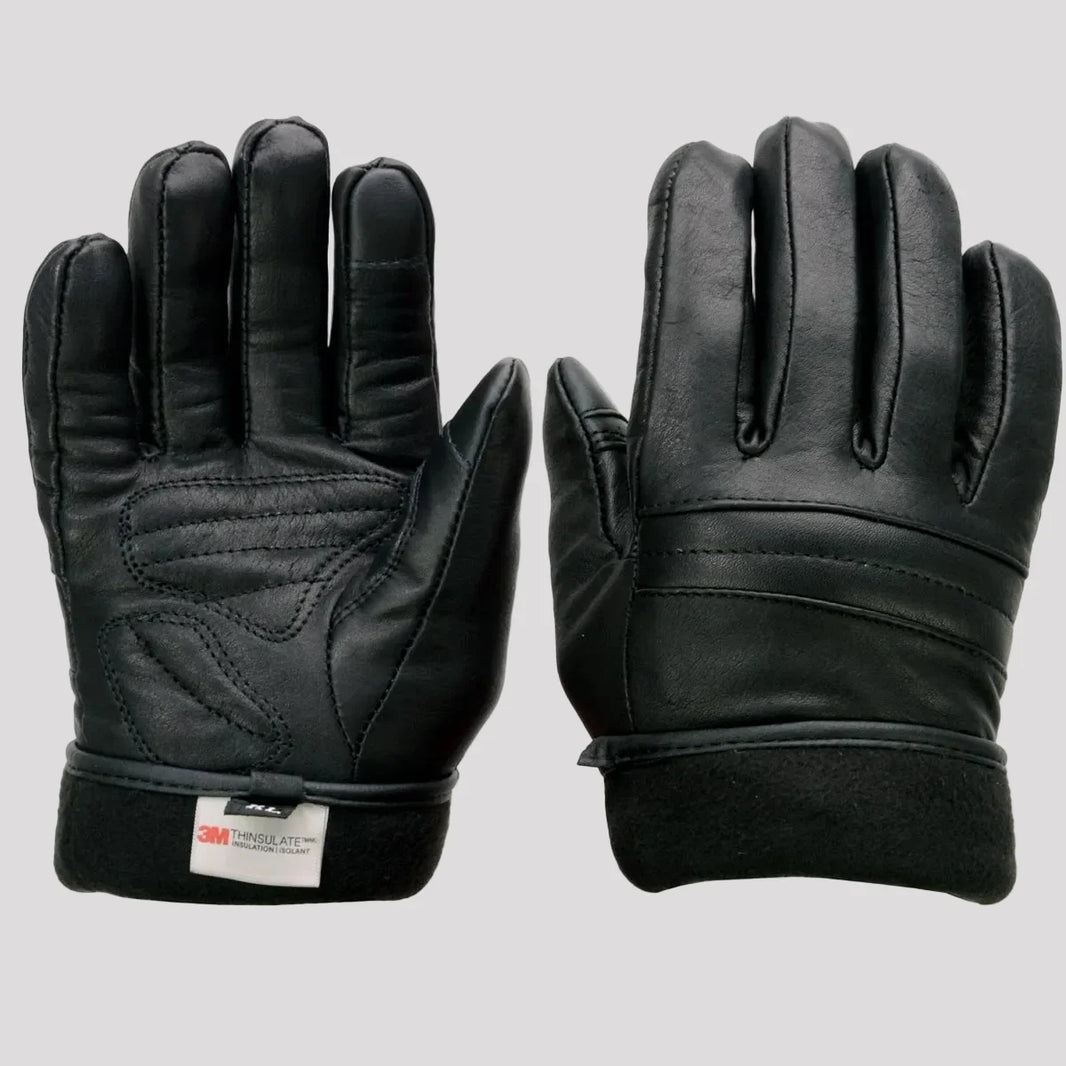 Open Road Women's Touch Tip Leather Motorcycle Gloves 